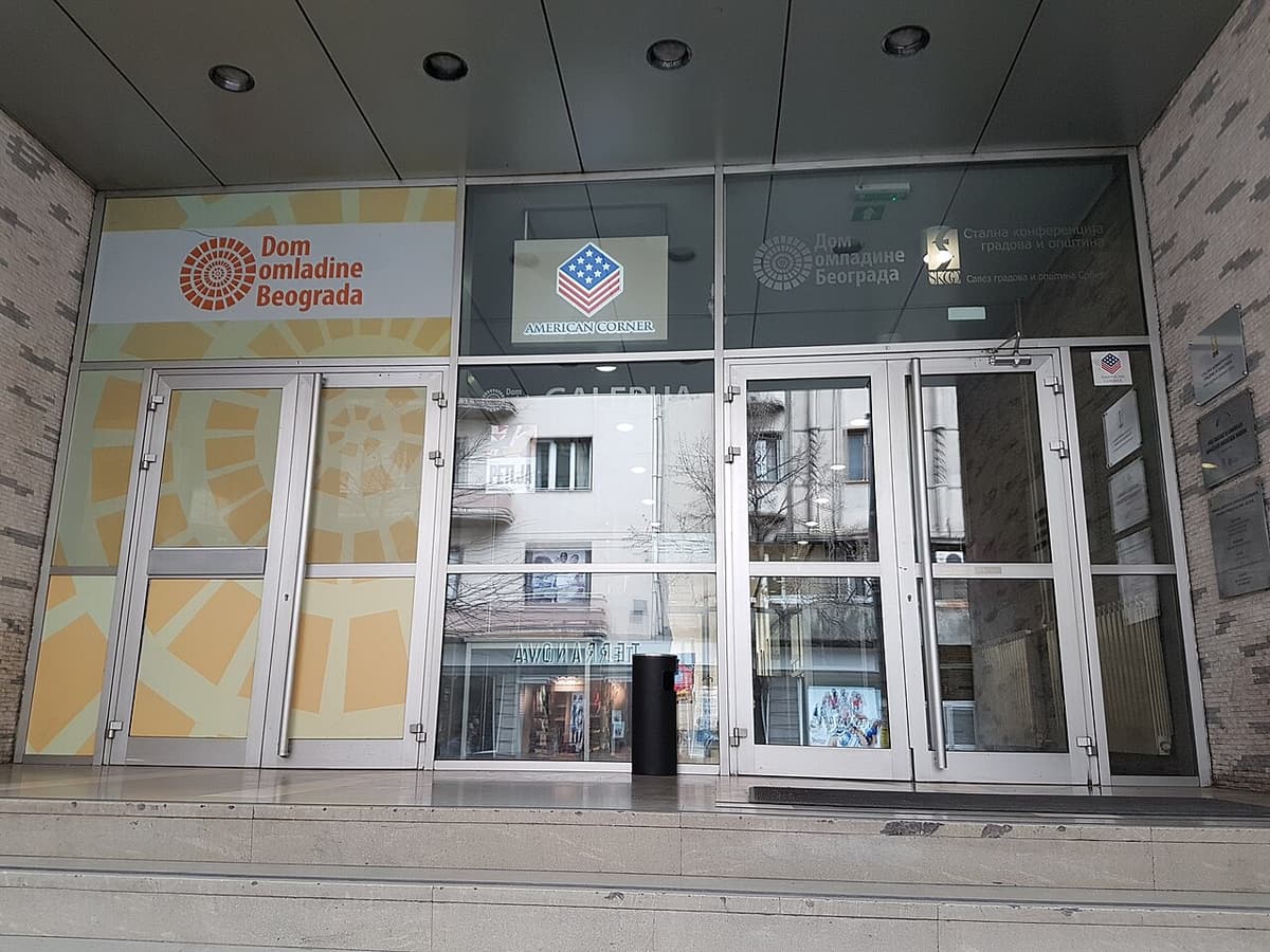 American Corner cultural center in Belgrade